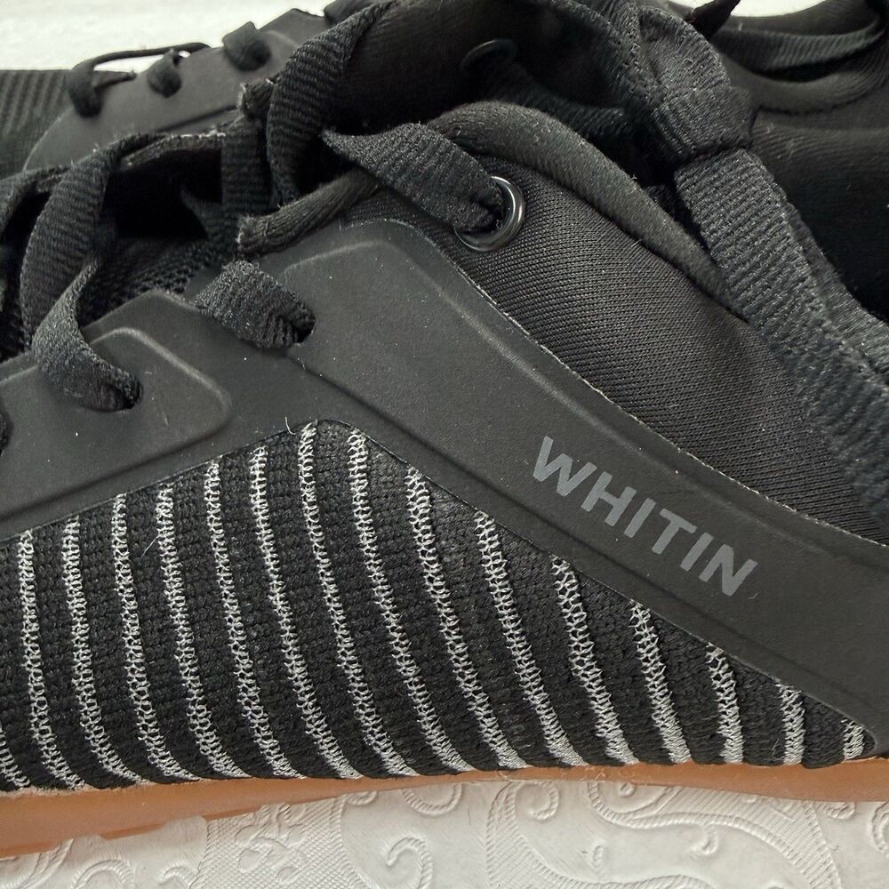 Whitin Barefoot Trail-Running Shoes Wide Toe-Box Zero Men 11 Wide 44 Black - Picture 10 of 11